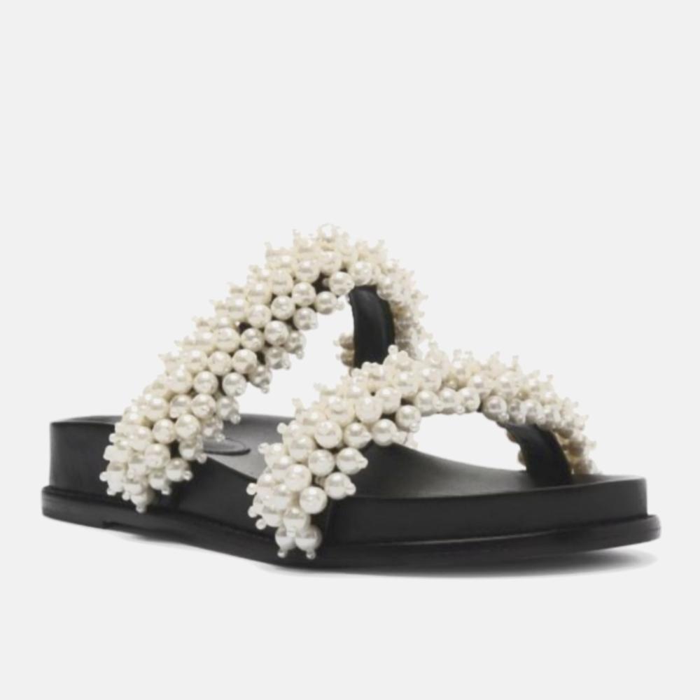 Alexandre Birman sandals with pearls